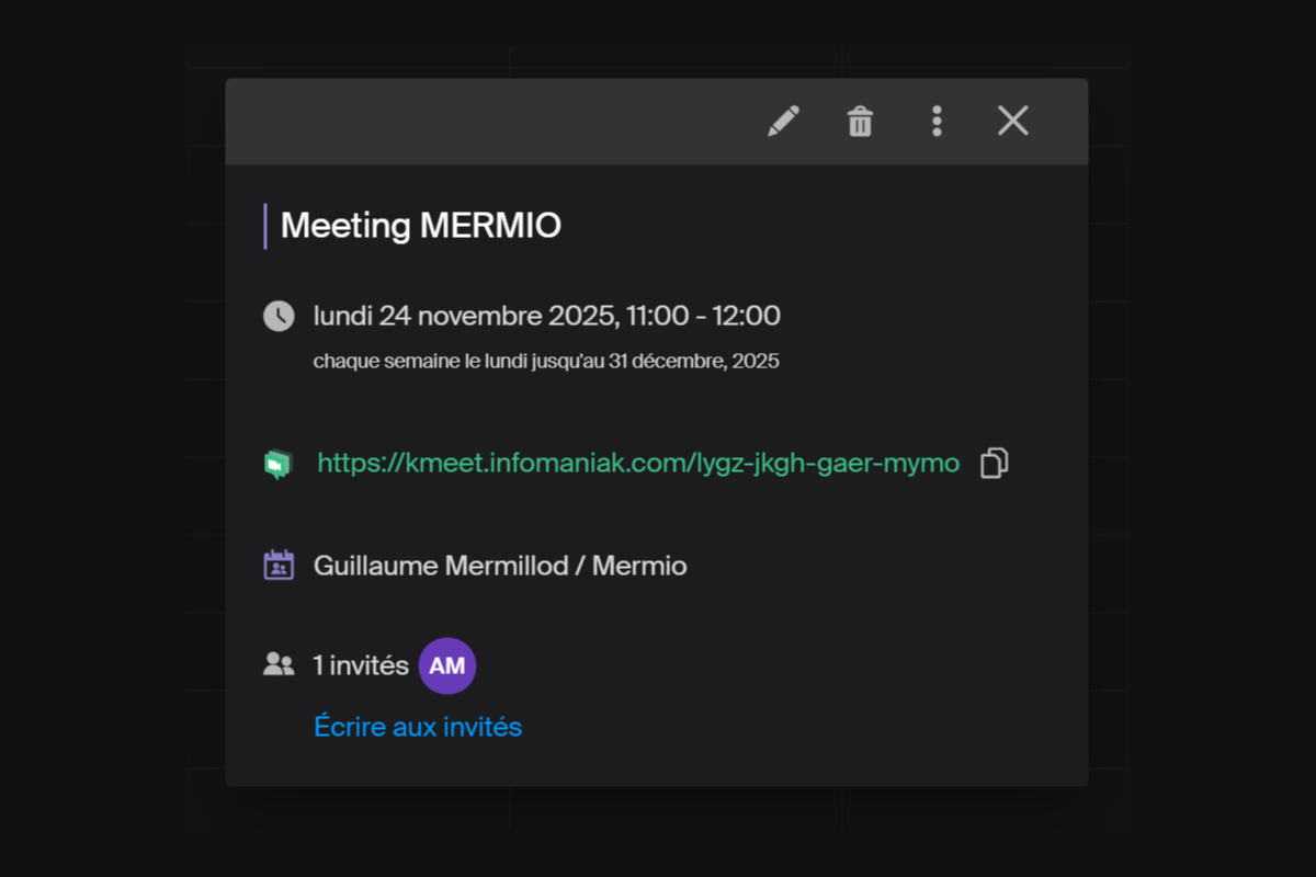 Gestion des rendez-vous